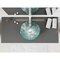 Anzzi Belissima Round Glass Vessel Bathroom Sink with Stellar Grey Finish LS-AZ917 - alternate 7